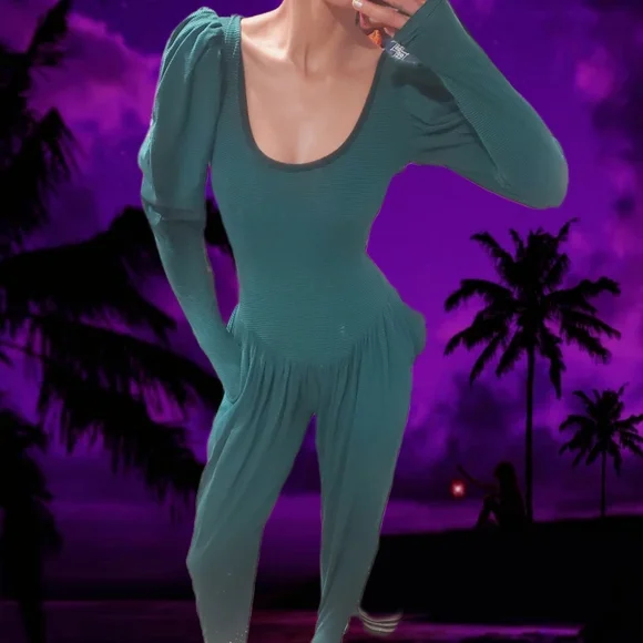 BETSEY JOHNSON Punk Label Vintage Rare Jumpsuit - Picture 2 of 12